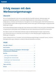 Erfolg messen mit dem Werbeanzeigenmanager