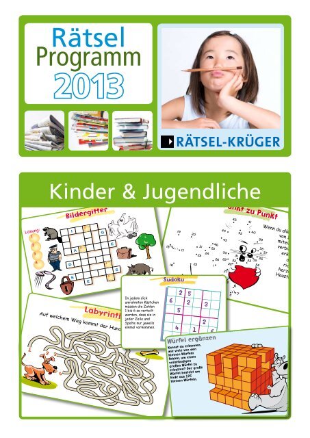 Kinderrätsel 2013 - Rätsel Krüger GmbH