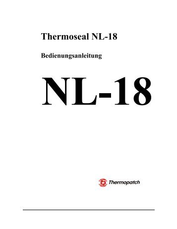 Thermoseal NL-18 - Thermopatch