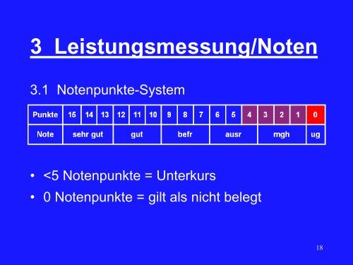 Die gymnasiale Oberstufe – Abitur 2010 - Gymnasium Bammental