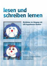 lesen und schreiben lernen - Schulpsychologie Kärnten