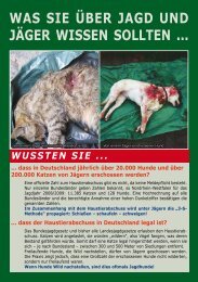 Was sie über Jagd und Jäger Wissen sollten ... - Pro Iure Animalis