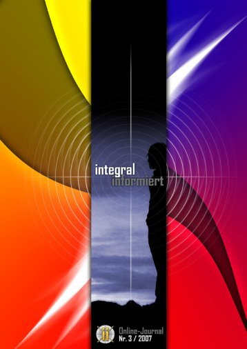 integral informiert - Nummer 2/2007 - Seite 1 - Integrales Forum
