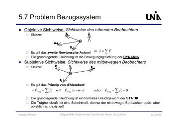 Kraft und Mechanikkonzepte (Teil 1) (Kapitel 6.1+6.2)