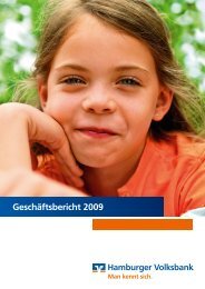 Geschäftsbericht 2009 - Hamburger Volksbank