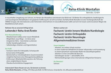 Reha-Klinik Montafon - Vamed