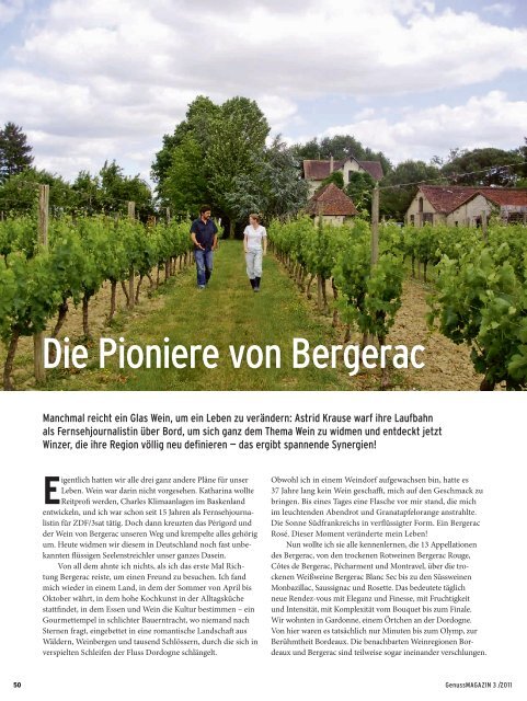 Genussmagazin 3/2011 - Genussakademie