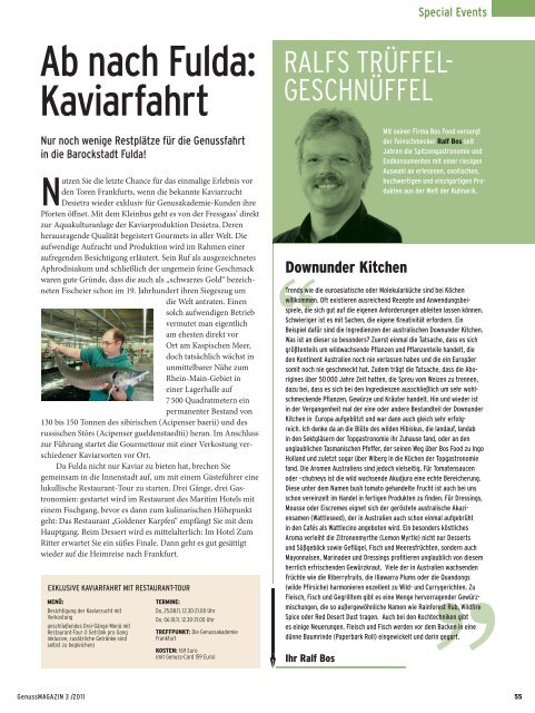 Genussmagazin 3/2011 - Genussakademie