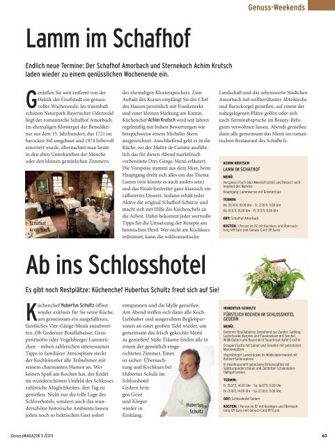 Genussmagazin 3/2011 - Genussakademie