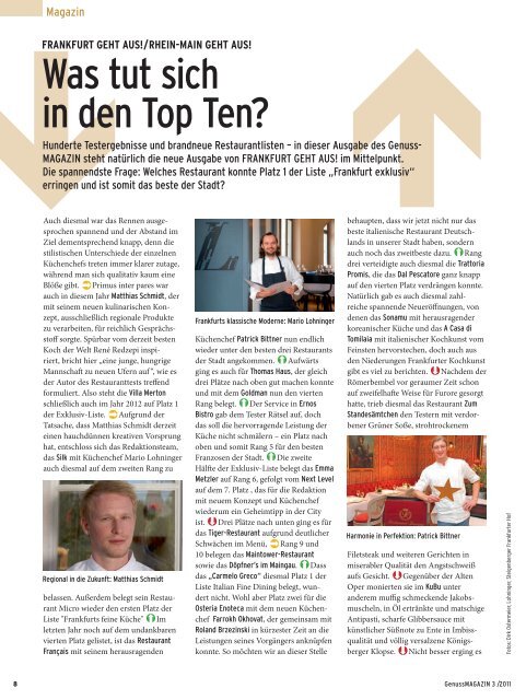 Genussmagazin 3/2011 - Genussakademie