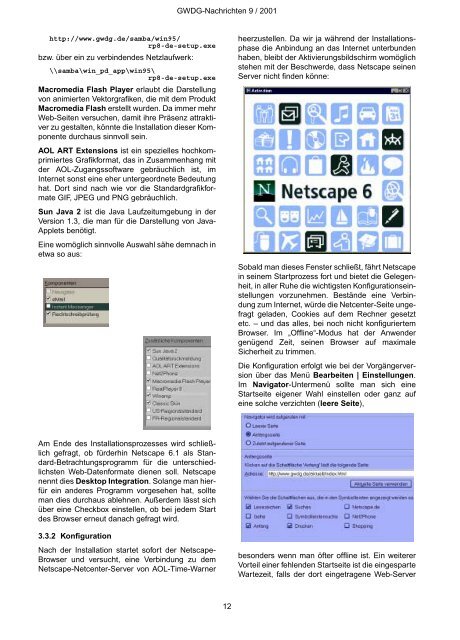 Ausgabe 09/2001 der GWDG-Nachrichten