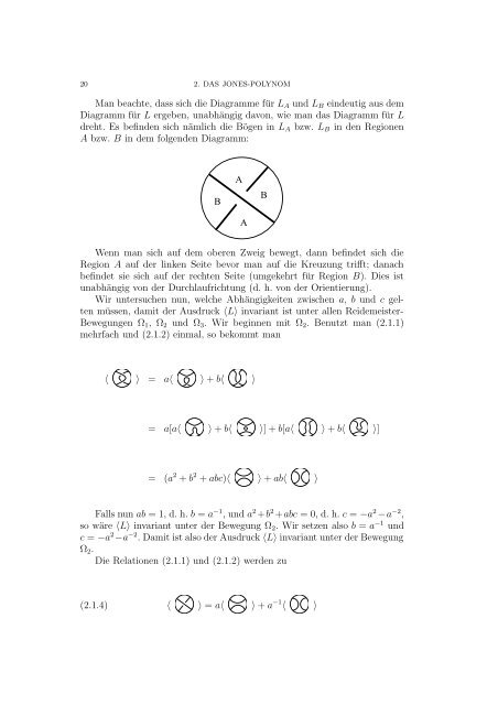 Vorlesung Knoten Dirk Kussin - Institut für Mathematik - Universität ...