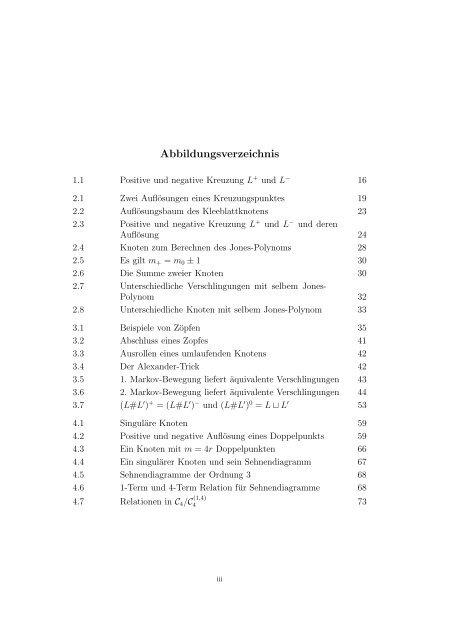 Vorlesung Knoten Dirk Kussin - Institut für Mathematik - Universität ...