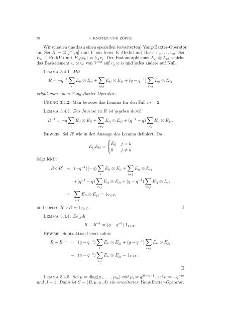 Vorlesung Knoten Dirk Kussin - Institut für Mathematik - Universität ...