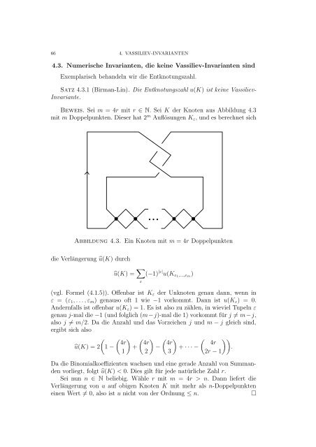 Vorlesung Knoten Dirk Kussin - Institut für Mathematik - Universität ...