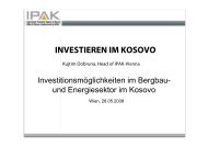 INVESTIEREN IM KOSOVO - ECIKS