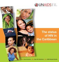 The status of HIV in the Caribbean - unaids