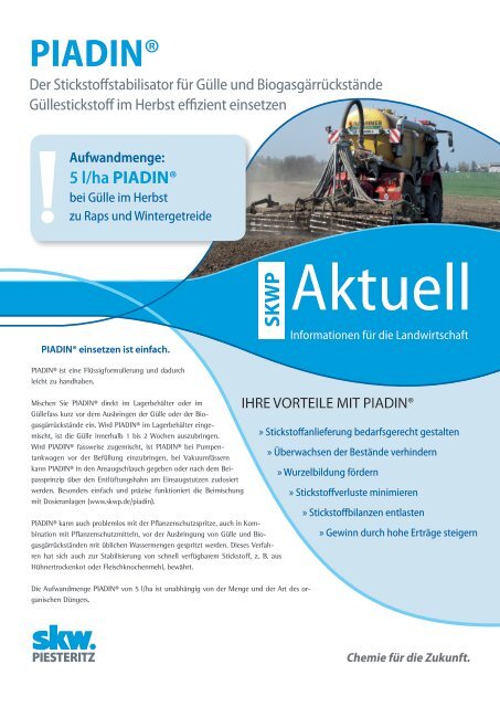 PIADIN - SKW Stickstoffwerke Piesteritz GmbH