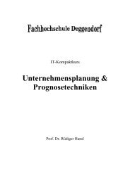 Unternehmensplanung & Prognosetechniken - Controlling-Portal.de