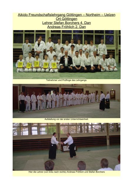 Bilder - Aikido-Verein Göttingen