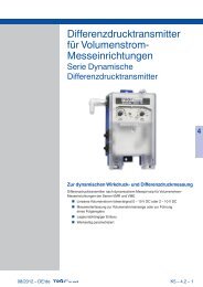 Serie Dynamische Differenzdrucktransmitter - Trox