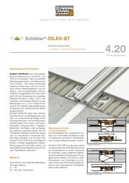 Schlüter ® -DILEX-BT | Produktdatenblatt (pdf - 0 ... - Schlüter-Systems