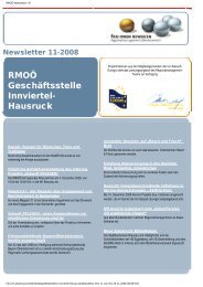RMOÖ Newsletter IH - RM Austria