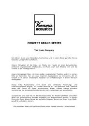 CONCERT GRAND SERIES - Vienna Acoustics