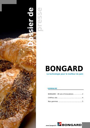 85 ans d'innovation - Bongard