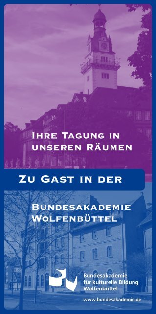 Flyer Gastbelegung - Bundesakademie für Kulturelle Bildung ...