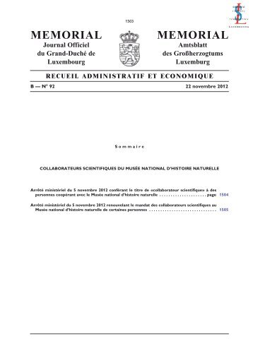 Liste des collaborateurs scientifiques au 5 novembre 2012 (pdf, 87 kb)