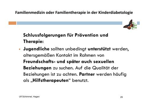 familienmedizin oder familientherapie in der kinderdiabetologie