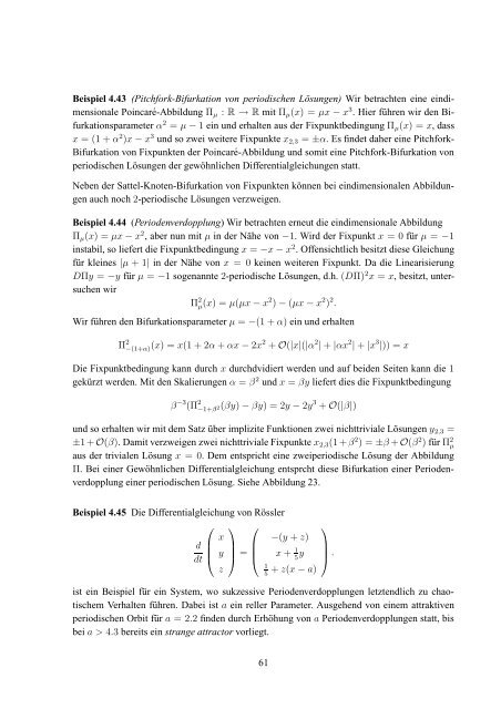 Gew¨ohnliche Differentialgleichungen und Dynamische Systeme