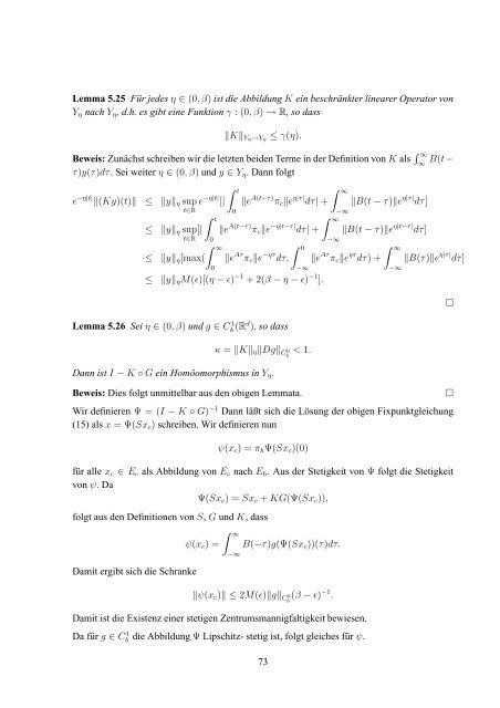 Gew¨ohnliche Differentialgleichungen und Dynamische Systeme