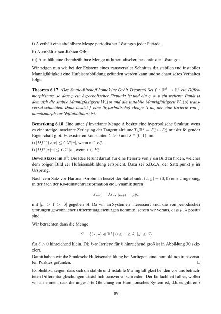 Gew¨ohnliche Differentialgleichungen und Dynamische Systeme