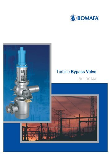 Turbine Bypass Valve - BOMAFA Armaturen