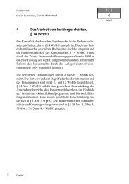 4 Das Verbot von Insidergeschäften, § 14 WpHG 12.1 4