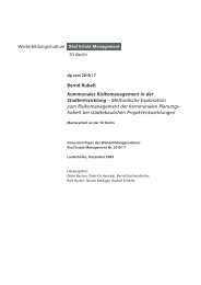 Bernd Rubelt Kommunales Risikomanagement in der ...