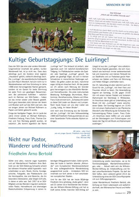 Kreuz und Quer Ausgabe 03/2013