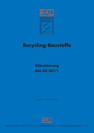 Bundesgütegemeinschaft Recycling-Baustoffe eV