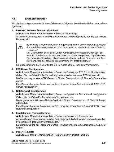 HiPath HG 1500 Konfiguration - Wiki of Siemens Enterprise