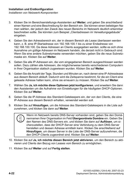 HiPath HG 1500 Konfiguration - Wiki of Siemens Enterprise