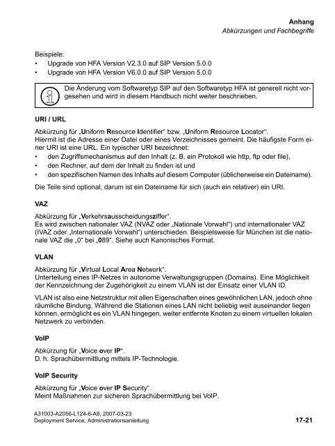 HiPath HG 1500 Konfiguration - Wiki of Siemens Enterprise