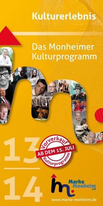 Kultur-Programmheft PDF - Marke Monheim