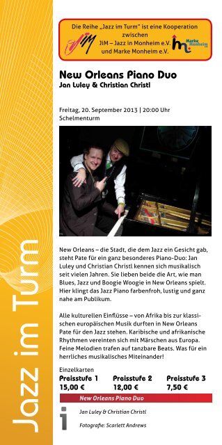 Kultur-Programmheft PDF - Marke Monheim