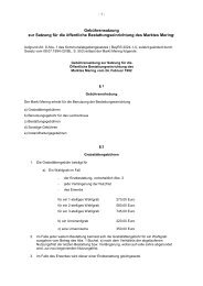 Gebührensatzung zur Satzung für die öffentliche ... - VG Mering
