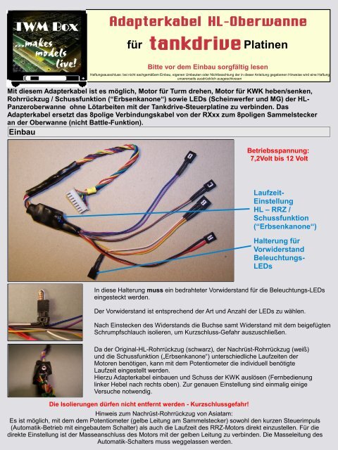 Adapter, Kabel & Leitungen, 12 Volt
