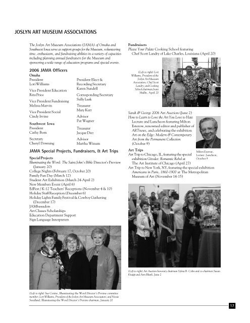 Joslyn Art Museum's 2006 Annual Report
