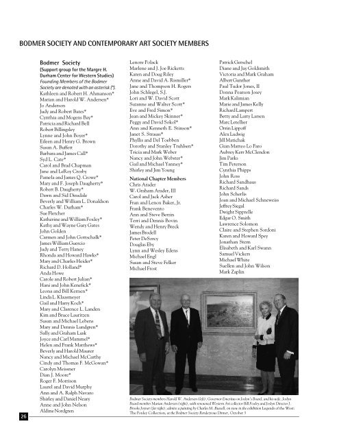 Joslyn Art Museum's 2006 Annual Report