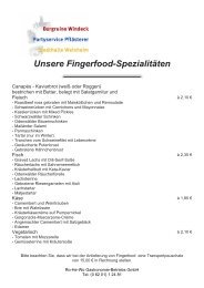 Unsere Fingerfood-Spezialitäten - Ro-He-Wo Gastronomie-Betriebs ...